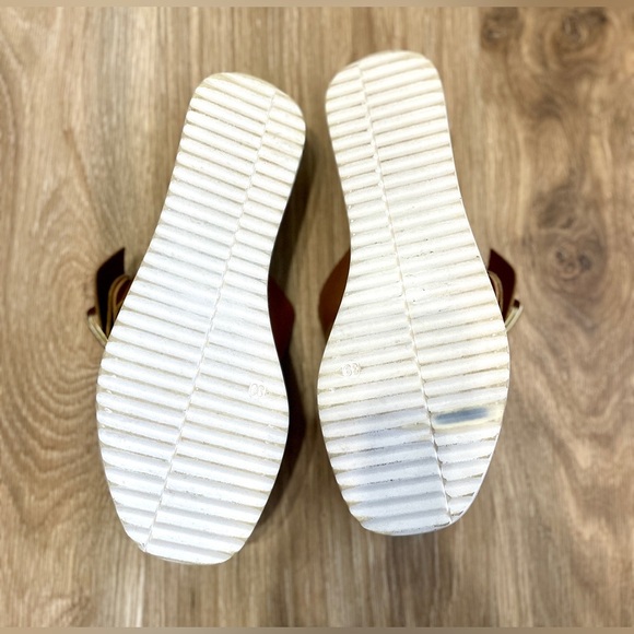 Christian Di Riccio Platform Sandals Brown Size 8.5/39 EUC - Picture 6 of 6